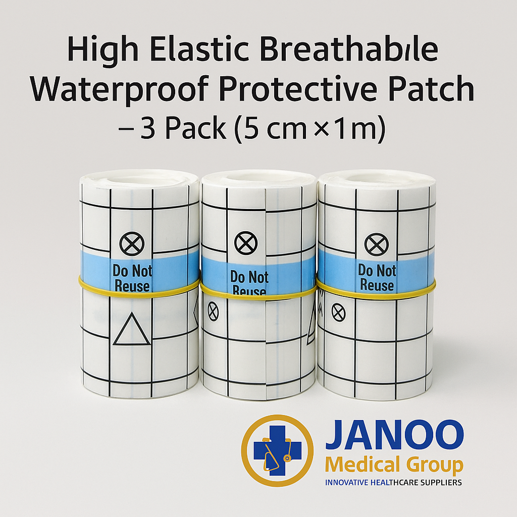 High Elastic Breathable Waterproof Film Roll – 3 Pack (5 cm × 1 m)
