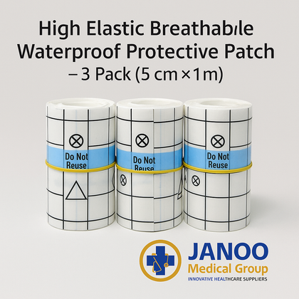 High Elastic Breathable Waterproof Film Roll – 3 Pack (5 cm × 1 m)