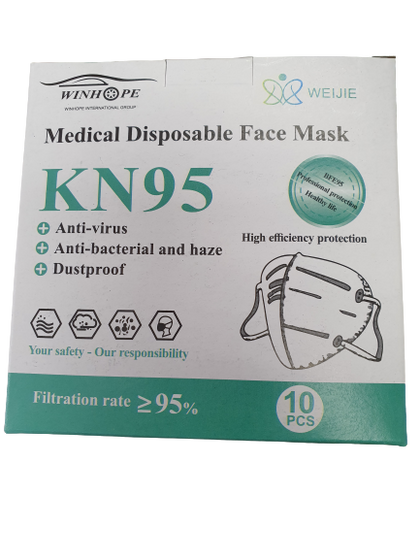 KN95 Medical Grade 5 Layer (Box of 10)
