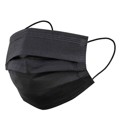 Black 3 Ply Surgical Mask (Box of 50)
