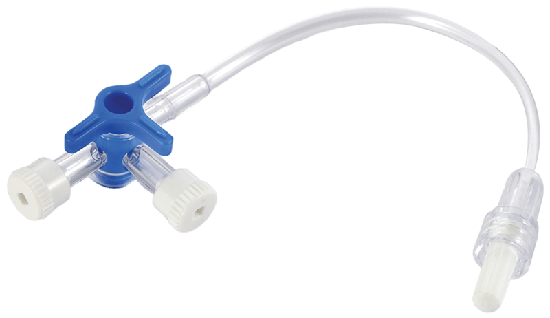 3 WAY STOPCOCK WITH EXTENSION TUBE